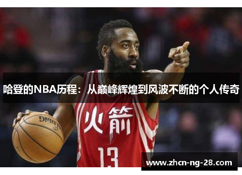 哈登的NBA历程：从巅峰辉煌到风波不断的个人传奇